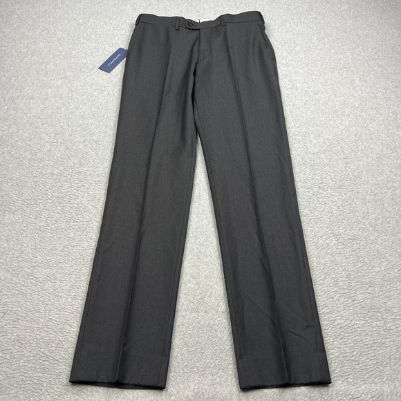 Suitsupply Other - NEW Suitsupply Pants Mens 34 Grey Pinstripe Brescia Pure Wool Flat Front Slim